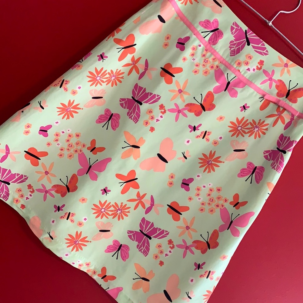 Lilly Pulitzer Butterfly Skirt Sz 6